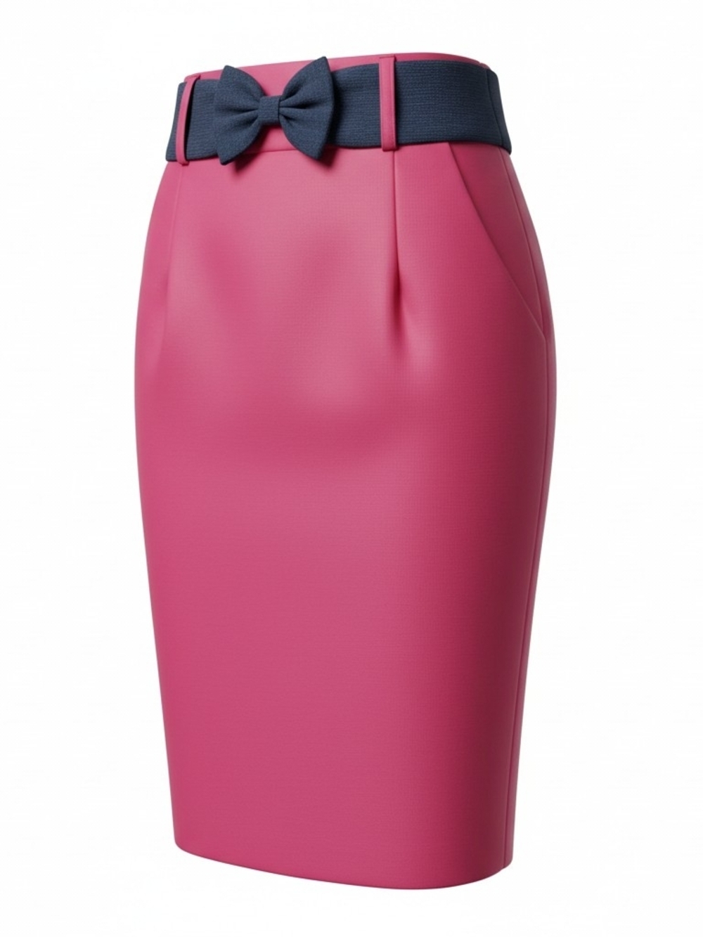 SWITCHBLADE STILETTO‎ | Retro Red Black Bow Pinup Pencil Wiggle Skirt | XL (M/L)